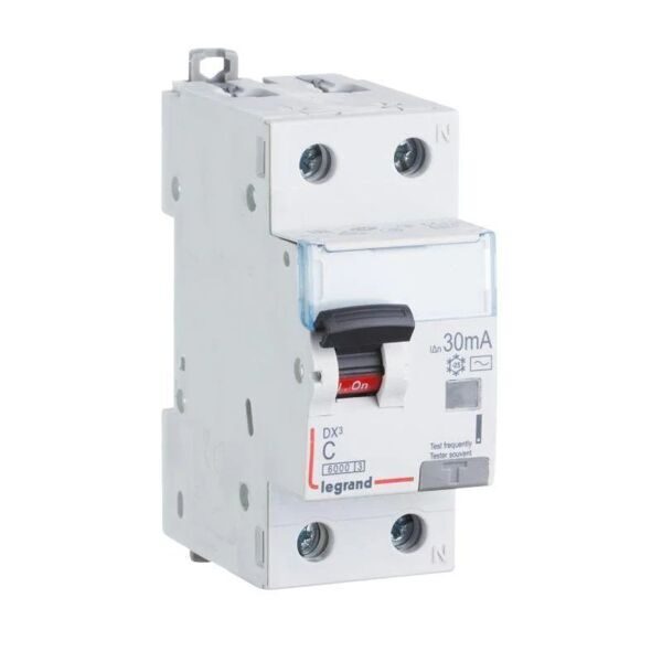 АВДТ 2Р C25А 30mA 1P+N (AC) 6000А 6кА DX3 Legrand